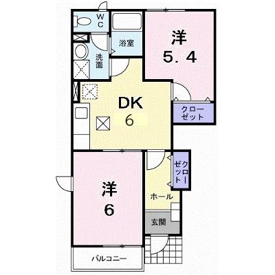 エスポワール２００１Α 101【管理NO：1-010826801-01010】 ★家具家電は申し込み後に搬入しますの物件画像