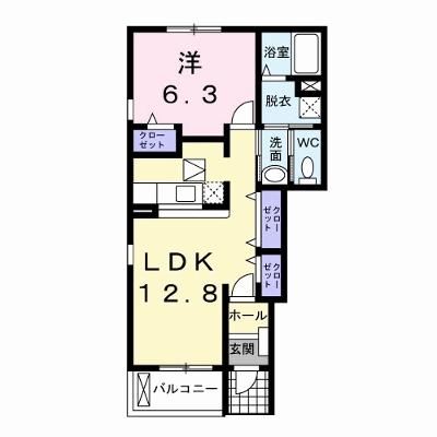 プリマヴェーラ 101【管理NO：1-015316801-01010】 ★家具家電は申し込み後に搬入しますの物件画像