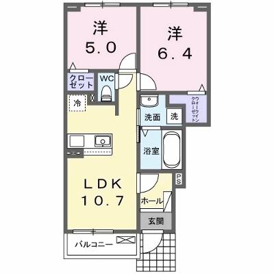 グロワール 102【管理NO：1-028556701-01020】 ★家具家電は申し込み後に搬入します 2026年10月下旬入居可能の物件画像