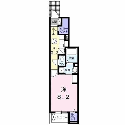 アベリア 102【管理NO：1-026728701-01020】 ★家具家電は申し込み後に搬入しますの物件画像