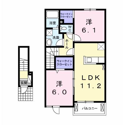 アヴェニール 202【管理NO：1-018751601-02020】 ★家具家電は申し込み後に搬入します★の物件画像