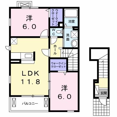 プリート・コルソＢ 201【管理NO：1-014252702-02010】 ★家具家電は申し込み後に搬入しますの物件画像
