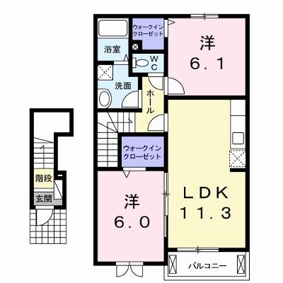 ボ・ヌール 203【管理NO：1-016877201-02030】 ★家具家電は申し込み後に搬入します 2026年08月下旬入居可能の物件画像