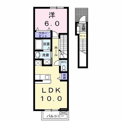 マルガリータＢ 202【管理NO：1-012070702-02020】 ★家具家電は申し込み後に搬入しますの物件画像