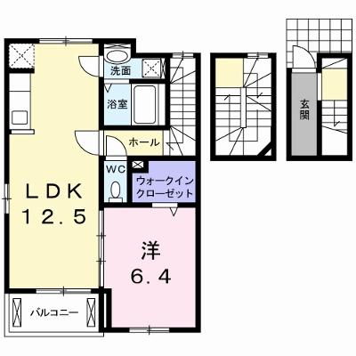 アロッジオ　ＥＸ 305【管理NO：1-020880601-03050】 ★家具家電は申し込み後に搬入しますの物件画像