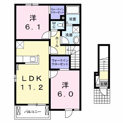 アイリー　Ｂ 201【管理NO：1-018533802-02010】の物件画像