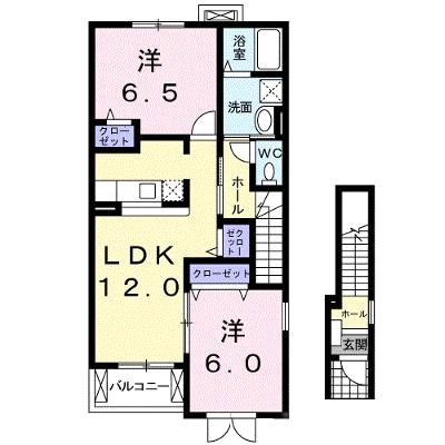 サンパティークⅥ 203【管理NO：1-014210102-02030】 ★家具家電は申し込み後に搬入しますの物件画像