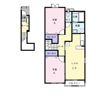 ハッピーワンＡ 201【管理NO：1-013116101-02010】 ★家具家電は申し込み後に搬入しますの物件画像