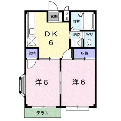 深堀ハイツ 104【管理NO：1-002038901-01040】 ★家具家電は申し込み後に搬入します★の物件画像