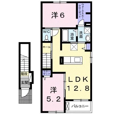 フォレスト　ヒル 205【管理NO：1-023709501-02050】 ★家具家電は申し込み後に搬入しますの物件画像