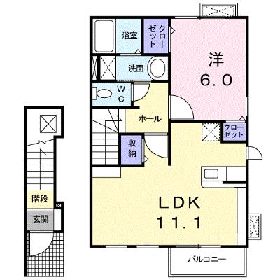 グランデヒルⅥ 204【管理NO：1-015858401-02040】 ★家具家電は申し込み後に搬入しますの物件画像