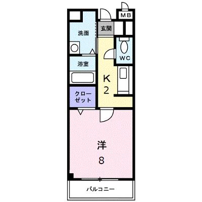 ラ・シャンス 204【管理NO：1-014283301-02040】 ★家具家電は申し込み後に搬入しますの物件画像