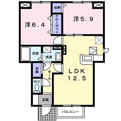 ウエストヴィレッジ 104【管理NO：1-011886701-01040】 ★家具家電は申し込み後に搬入しますの物件画像