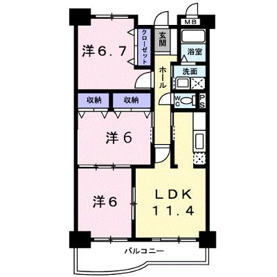 クラール 202【管理NO：1-011540901-02020】 ★家具家電は申し込み後に搬入します 2026年07月下旬入居可能の物件画像
