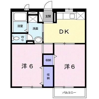 Ａｎｎｅｘ　Ⅰ 202【管理NO：1-006996401-02020】 ★家具家電は申し込み後に搬入します 2026年08月中旬入居可能の物件画像