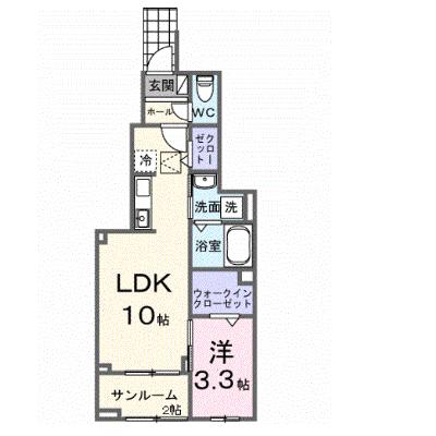 フィデールブリーゼ 104【管理NO：1-028592101-01040】 ★家具家電は申し込み後に搬入します 2026年10月上旬入居可能の物件画像