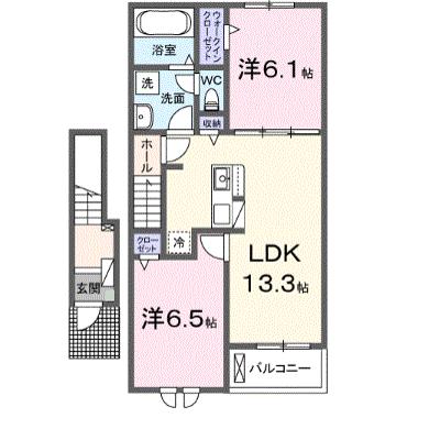 ベル　ヴィラージュ　Ｂ 203【管理NO：1-028462402-02030】 ★家具家電は申し込み後に搬入します 2026年09月上旬入居可能の物件画像