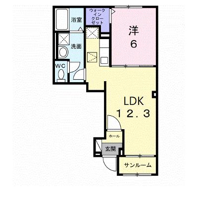 メゾン　二十二夜 102【管理NO：1-028426901-01020】 ★家具家電は申し込み後に搬入します 2026年09月上旬入居可能の物件画像