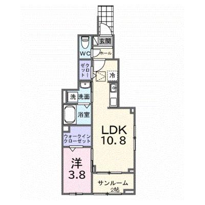 ミルト　ブリッサ　大原 101【管理NO：1-028351601-01010】 ★家具家電は申し込み後に搬入します★の物件画像