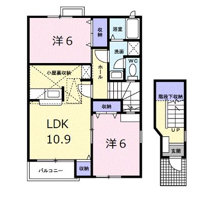 シエル・エストレージャＢ 202【管理NO：1-011318302-02020】 ★家具家電は申し込み後に搬入しますの物件画像
