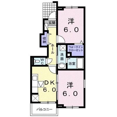 デスパシオⅡ　Ｂ 101【管理NO：1-017183001-01010】 ★家具家電は申し込み後に搬入します 2026年07月下旬入居可能の物件画像