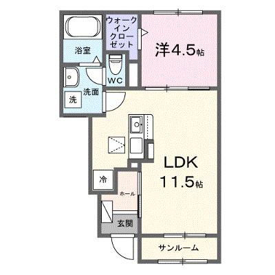 ノーブルイースト上柴 104【管理NO：1-028552401-01040】 ★家具家電は申し込み後に搬入しますの物件画像