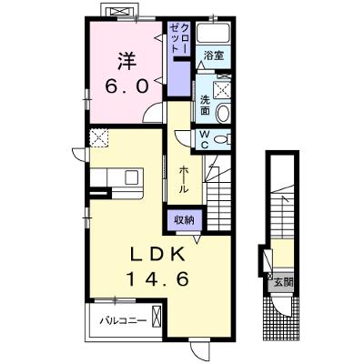 グリシーヌ．ラ．ヴィーユ 201【管理NO：1-022853301-02010】 2026年08月中旬入居可能の物件画像