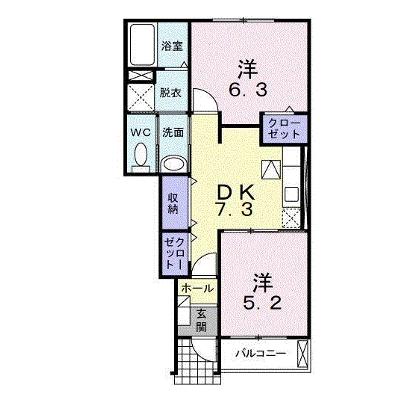 クラシオンＢ 102【管理NO：1-015855902-01020】 ★家具家電は申し込み後に搬入しますの物件画像