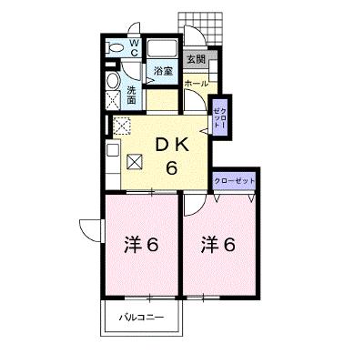 クレストールユキＢ 103【管理NO：1-010485402-01030】 ★家具家電は申し込み後に搬入しますの物件画像