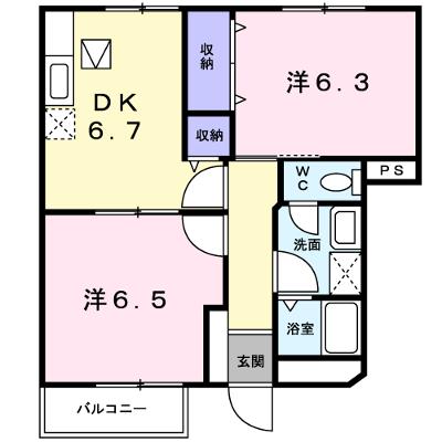 プリムヴェールＡ 102【管理NO：1-007889901-01020】 ★家具家電は申し込み後に搬入します 2026年07月下旬入居可能の物件画像