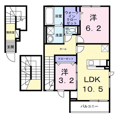 プロムナード・Ｋ 302【管理NO：1-028621401-03020】 ★家具家電は申し込み後に搬入します 2026年08月上旬入居可能の物件画像