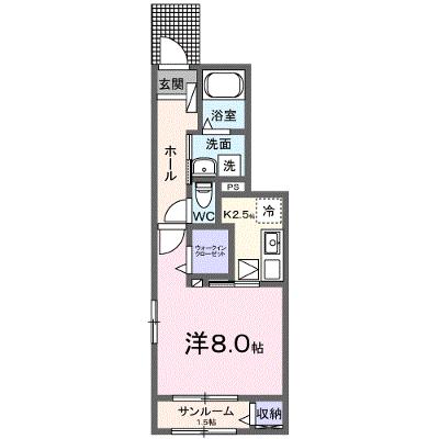 アルドーレⅡ 103【管理NO：1-028350701-01030】 ★家具家電は申し込み後に搬入します 2026年10月上旬入居可能の物件画像