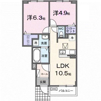 セナ 102【管理NO：1-028337901-01020】 ★家具家電は申し込み後に搬入します★の物件画像