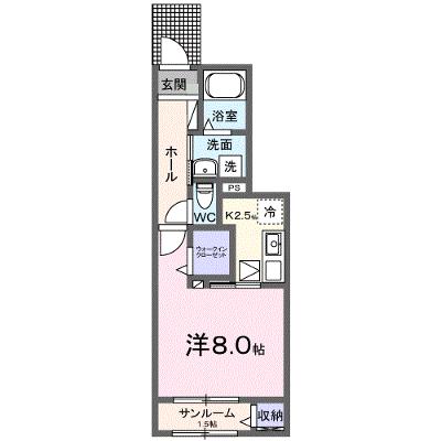 サウスアルモニー 102【管理NO：1-028224601-01020】 ★家具家電は申し込み後に搬入します★ ★2026年10月上旬入居可能★の物件画像