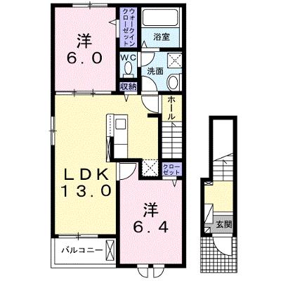 マルベリー 201【管理NO：1-027013701-02010】 ★家具家電は申し込み後に搬入しますの物件画像
