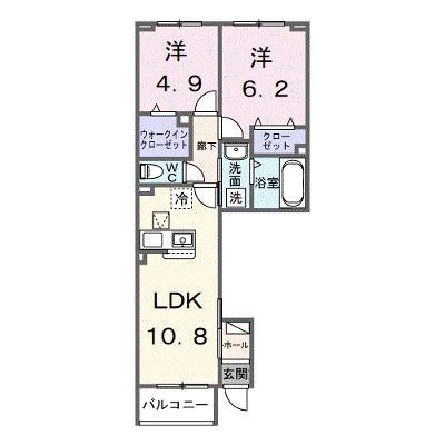 ベル　ソーレ　メゾン 103【管理NO：1-028414601-01030】 ★家具家電は申し込み後に搬入します★ ★2026年09月上旬入居可能★の物件画像