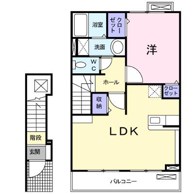 プラシードヒルズ 203【管理NO：1-014777601-02030】 ★家具家電は申し込み後に搬入します 2026年08月上旬入居可能の物件画像
