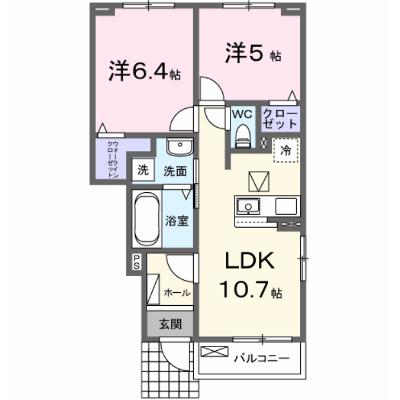 フェリチタカーサ　Ⅱ 103【管理NO：1-028470702-01030】 ★家具家電は申し込み後に搬入します 2026年09月上旬入居可能の物件画像