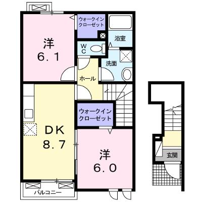 クラール・アイ 203【管理NO：1-017204701-02030】 ★家具家電は申し込み後に搬入します 2026年08月上旬入居可能の物件画像