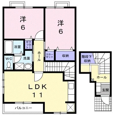 ヴィラ－フロレスタ 201【管理NO：1-011882101-02010】 ★家具家電は申し込み後に搬入しますの物件画像