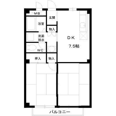 コーポ花影 203【管理NO：1-004337901-02030】 ★家具家電は申し込み後に搬入します 2026年07月下旬入居可能の物件画像