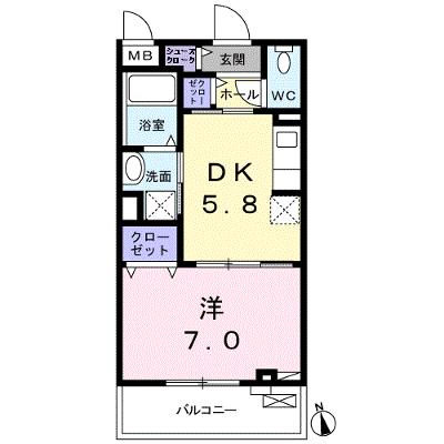 グランデ・スライブ 301【管理NO：1-026905901-03010】 ★家具家電は申し込み後に搬入しますの物件画像