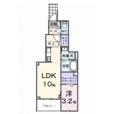 ヒカルサ狭山広瀬台フロント 103【管理NO：1-028496101-01030】 ★家具家電は申し込み後に搬入します★の物件画像