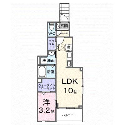 ヒカルサ狭山広瀬台サウス 101【管理NO：1-028496001-01010】 ★家具家電は申し込み後に搬入します★ ★2026年09月下旬入居可能★の物件画像