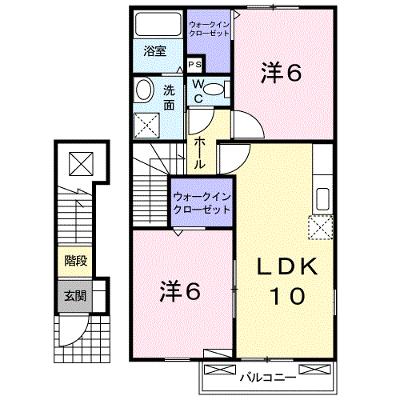 イストワールⅡ 204【管理NO：1-014524102-02040】 ★家具家電は申し込み後に搬入します 2026年07月下旬入居可能の物件画像