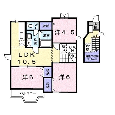 ヴィレット　日高Ｂ 201【管理NO：1-010306002-02010】 ★家具家電は申し込み後に搬入します 2026年08月上旬入居可能の物件画像