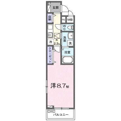 エルミタージュ 103【管理NO：1-028717101-01030】 2026年10月上旬入居可能の物件画像