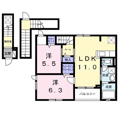 カーサ・ヴェルデ 301【管理NO：1-028652201-03010】 ★家具家電は申し込み後に搬入します★の物件画像