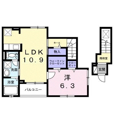 カーサ・ヴェルデ 203【管理NO：1-028652201-02030】 ★家具家電は申し込み後に搬入します★ ★2026年09月上旬入居可能★の物件画像
