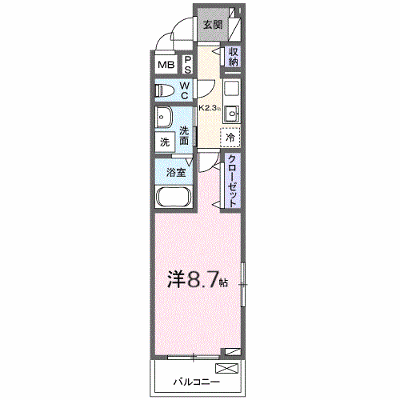 ヒカルサさいたま吉野 301【管理NO：1-028634301-03010】 ★家具家電は申し込み後に搬入します★の物件画像